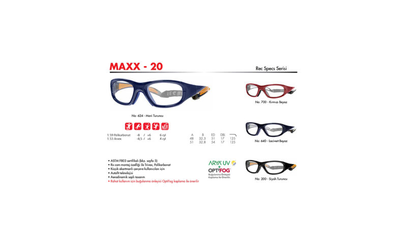 liberty SPOR GOZLUKLERI page 0006 1 Numaralı-Numarasız Sporcu Gözlüğü / MAXX-20